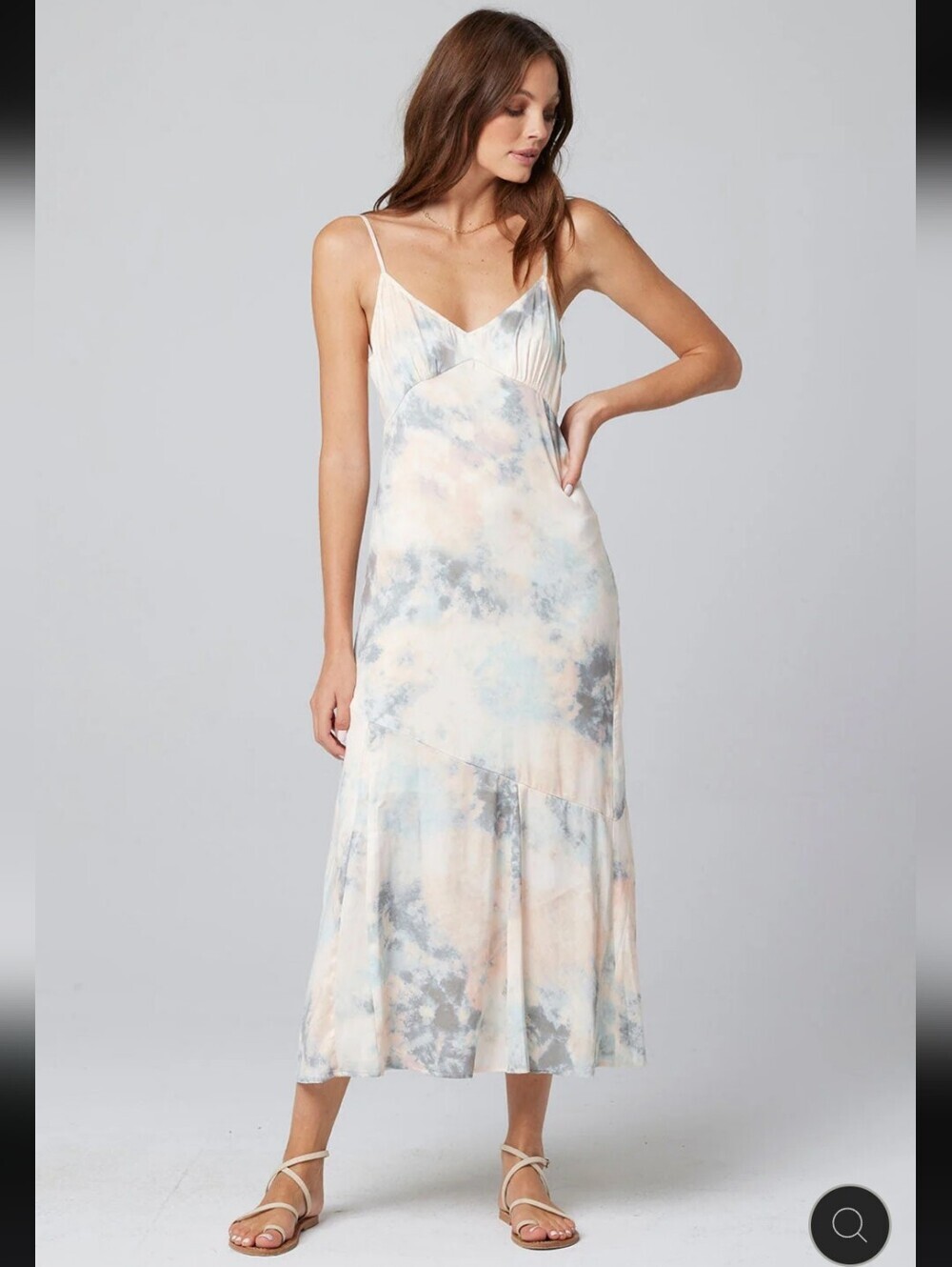 Saltwater Luxe Sharice Slip Dress, VGUC, Size L